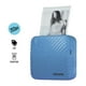 thumbnail image 4 of Impresora de fotos de impresora térmica Bluetooth portátil, soporte térmico de 57x30 mm Azul Baoblaze mini impresora térmica, 4 of 8