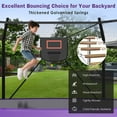 thumbnail image 5 of 14FT Outdoor Recreational Trampoine for Kids and Adults, SHINPT Large Trampoline with Lights and Basketball Hoop, Heavy Duty Trampoline with 1500lbs Capacity, 14FT Big Trampoline for Backyard, Lawn, 5 of 8