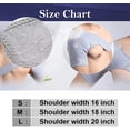 thumbnail image 4 of Adjustable Shoulder Brace Rotator Cuff Support Shoulder Sleeve Strap for Injury Prevention Dislocated AC Joint Labrum Tear, 4 of 7