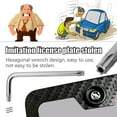 thumbnail image 3 of License Plate Screws Anti Theft Auto Security Accessories Stainless Steel Screws, 3 of 9