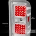 thumbnail image 2 of DNA Motoring 14-19 Chevy Silverado GMC Sierra Full LED Chrome Clear Rear Tail Light Lamps Pair LH+RH, 2 of 6