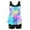 A Multicolor, variant on VEKDONE Womens Tankini Swimsuits with Boy Shorts Two Piece Bathing Suits Tummy Control Swimwear Print Tankinis Swimsuit Athletic Set A Multicolor M