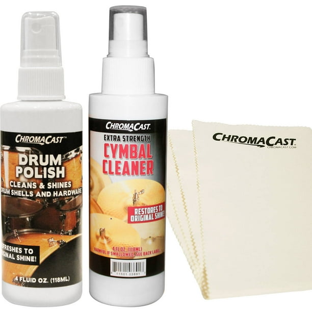 ChromaCast Drum Polish and Cymbal Cleaner