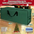 thumbnail image 5 of Nefoso Christmas Tree Storage Bag,Fits UP to 7.5 ft Artificial Trees with Reinforced Handles & Dual Zipper,Green, 5 of 6