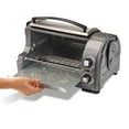 thumbnail image 3 of Hamilton Beach 31344D Easy Reach with Roll-Top Door Toaster Oven, 4-Slice, Silver, 3 of 8