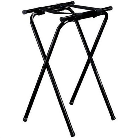 tablecraft 31  double bar metal folding tray stand | commerical quality for restaurant use