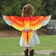 thumbnail image 5 of Conjunto de disfraz de pájaro para niños, capa de alas de loro con diadema, disfraz de Halloween para niños, capa para Festival, , fiesta, Rojo Yinane Traje de actuación, 5 of 8