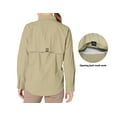 thumbnail image 4 of Little Donkey Andy Women's UPF 50+ UV Protection Shirt, Long Sleeve Fishing Shirt, Breathable and Fast Dry B.Khaki S, 4 of 7