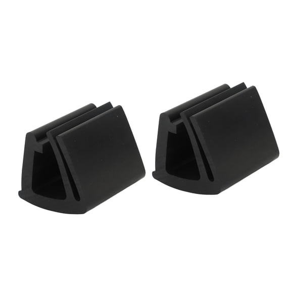 Yajisi 2-Pack Golf Cart Windshield Fixing Clips, Universal Rubber Retaining Clips for 1"x1" Square Frames, 3.5x2.8x2.0in
