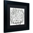thumbnail image 2 of Trademark Fine Art "Do What Makes You Happy" Canvas Art by Elizabeth Caldwell, Black Matte, Black Frame, 2 of 4