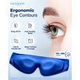 thumbnail image 4 of Contoured Gel Ice Eye Mask FSA HSA Eligible: Cold Compress for Puffy Eyes, Dark Circles, Sinus Pressure & Post-Surgery Relief, Reusable Cooling Therapy, Fits All Head Sizes, Daily Eye Care, 4 of 13