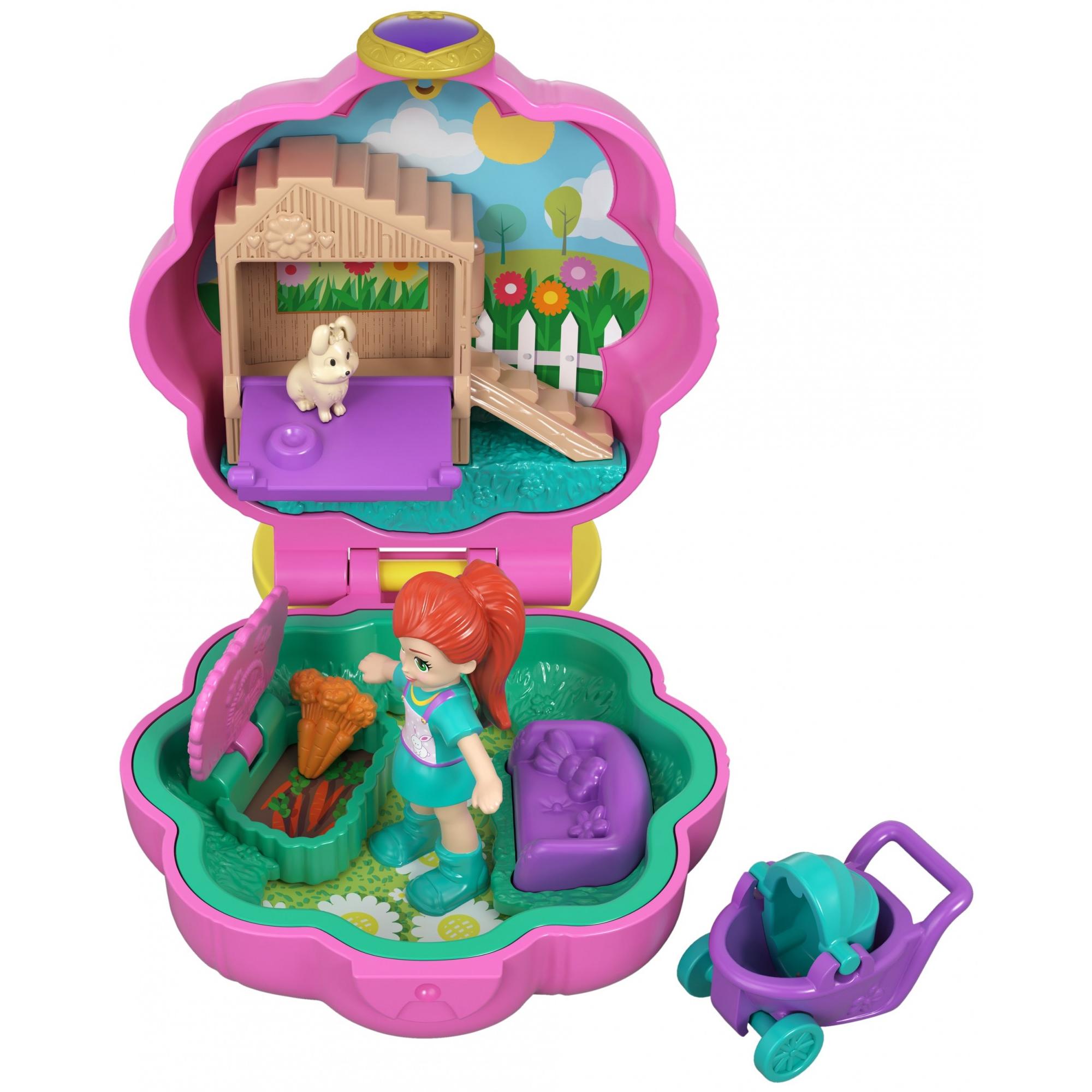 Polly Pocket Tiny Pocket Places Lila Pet Compact with Doll - image 3 of 7