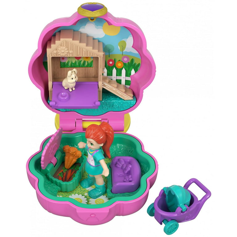 Polly Pocket Tiny Pocket Places Lila Pet Compact with Doll 