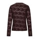 thumbnail image 5 of AUNVITO Women's Lace Long Sleeve Top Sheer Mesh Slim Fit Casual and Elegant Style, 5 of 7