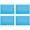 Blue, variant on ANXPTIME Crafting Mats Double Side Grids PVC Materials