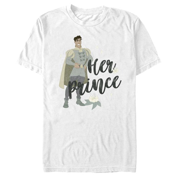 Men's The Princess and the Frog Her Prince Distressed Graphic T-Shirt