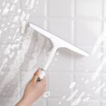 thumbnail image 3 of Escurridor de ducha para puertas de vidrio de ducha de baño, escurridor limpiador de ventanas de goma, escurridor de limpieza de parabrisas de coche de plástico transparente, 3 of 3