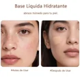 thumbnail image 4 of REDSASA Fondotinta Hidratante, Base de Maquillaje Hidratante, Durabilidad 8h | Ideal para Piel Seca, Otoño/Invierno | Oculta Imperfecciones, Mantiene Brillo Suave,40ml B, 4 of 5