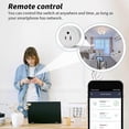 thumbnail image 3 of 2025 Newest 16A Mini Smart Plug Wi-Fi, Compatible with Alexa and Google Home, 3 of 5