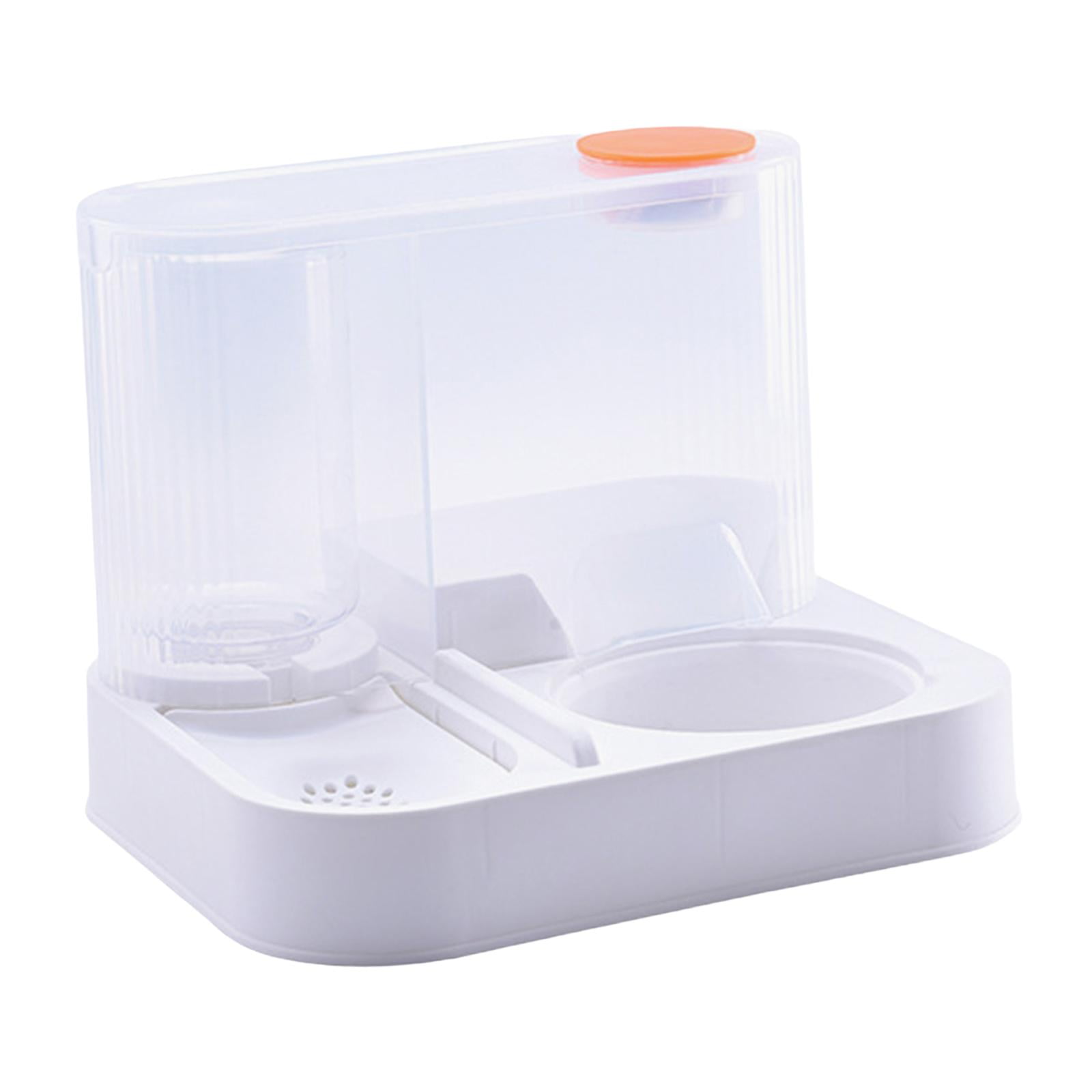 perfeclan Cat Feeder and Water Dispenser Automatic Pet Feeder Cat Dog Bowl Dish Gravity Dog Feeder for Indoor Cats Kitten Puppy Bunny basic