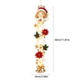 thumbnail image 4 of Glowing Angel Christmas Door Hanger, Warm LED Lights Christmas Decorations - Festive Lighted Designs, Space-Saving Holiday Ornament, Indoor Outdoor Wall Decor for Holiday Gifts, 4 of 5