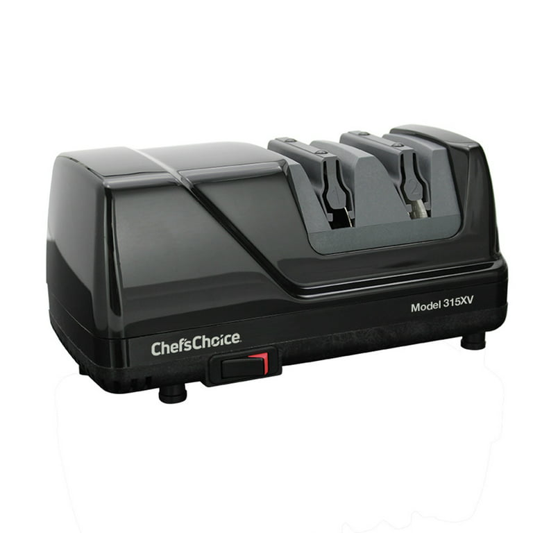 Chefs Choice Diamond Hone Electric Knife Sharpener 320 2 Stage Rotary  TESTED