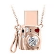 thumbnail image 2 of Mini Camera Locket Necklace Custom Picture Pendant Necklace Memorial Jewelry Gifts for Women Girlfriend Wife Photography Lovers, 2 of 8