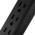 Hyper Tough Indoor 6Outlet Power Strip with 8ft Cord, 15A,125V, Black