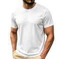 thumbnail image 7 of hotojiny Men's Crew Neck T-Shirts Basic Solid Color Loose Tees Comfortable Casual Summer Top for Daily Wear, 7 of 7