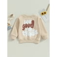 thumbnail image 4 of Bagilaanoe Toddler Baby Girl Boy Casual Sweatshirt Long Sleeve Letter Print Pullover 6M 12M 18M 24M 3T Kids Fall Loose Tee Tops, 4 of 7