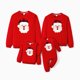 thumbnail image 1 of Sudadera/mono rojo de manga larga con Papá Noel a juego para toda la familia con parte superior navideña, 1 of 5
