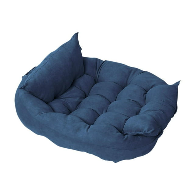 STARTIST Dog Bed Foldable Cat House Pet Cushion Pet Sleeping Bed for Small Large Dogs Deep Blue
