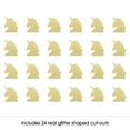 thumbnail image 2 of Big Dot of Happiness Gold Glitter Unicorn - No-Mess Real Gold Glitter Cut-Outs - Magical Unicorn Baby Shower or Birthday Party Confetti - Set of 24, 2 of 6