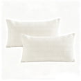 thumbnail image 5 of Home Soft Things Pleated Velvet 2 Piece Throw Pillow Cover Set - Gardenia - 14" x 26", 5 of 5