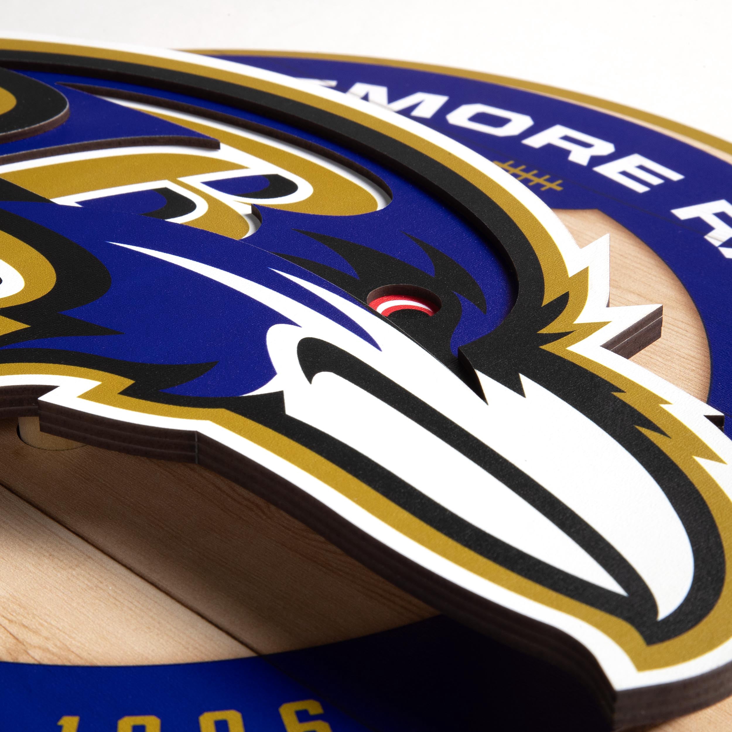 YouTheFan NFL Baltimore Ravens 3DX Circle Wall Art