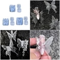 thumbnail image 2 of Nonstick Butterfly Nail Art Silicone Mold Jewelry Crafting Tool for Beginners, 2 of 12