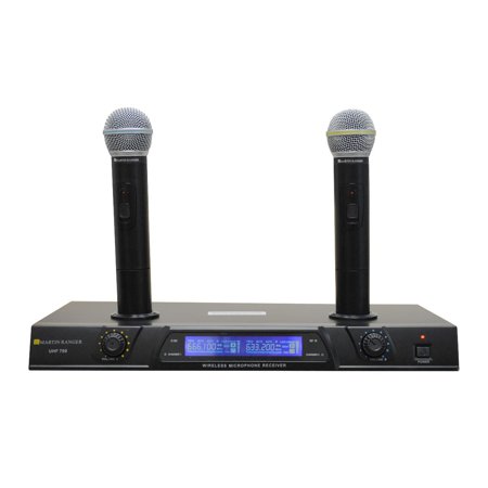 - Martin Ranger UHF700V2 Dual Channel UHF Rechargeable Wireless Microphone