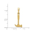 thumbnail image 4 of Jewelry by Sweet Pea 14K Yellow Gold Hammer Charm, 4 of 4