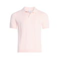 thumbnail image 6 of Free Assembly Men's Textured Stripe Polo Sweater with Short Sleeves, Sizes S-3XL, 6 of 7