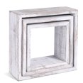 thumbnail image 4 of Flexzion Wood Floating Shelves, Set of 3, 9" x 9", White, 4 of 7