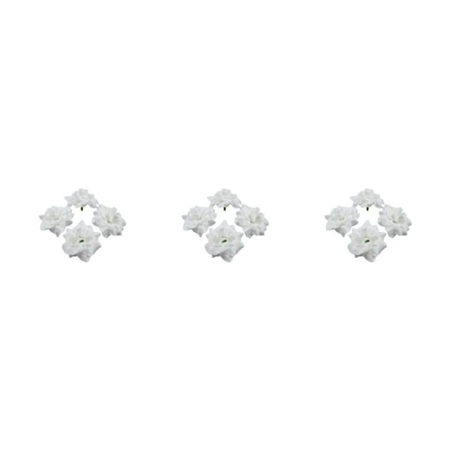 Redempat 50pcs/set Realistic Appearance Fabric For Natural Looking Clothing Birthday Multiple Colors Available Wide Application White 4.5cm 3Set