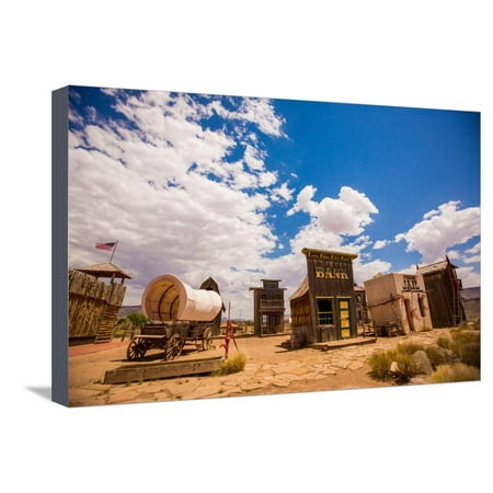 Ghost Town, Virgin Trading Post, Utah, United States of America, North America Stretched Canvas Print Wall Art By Laura (Best Towns In Utah)