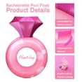 thumbnail image 4 of Anillo de diamantes Pool Float Float Joy Floatie para despedida de soltera, 4 of 6