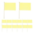 thumbnail image 7 of SENSETH 25pcs Small Solid Color Flags Celebration Waving Flags Parade Colored Small Flags Party Flags Decors, 7 of 7