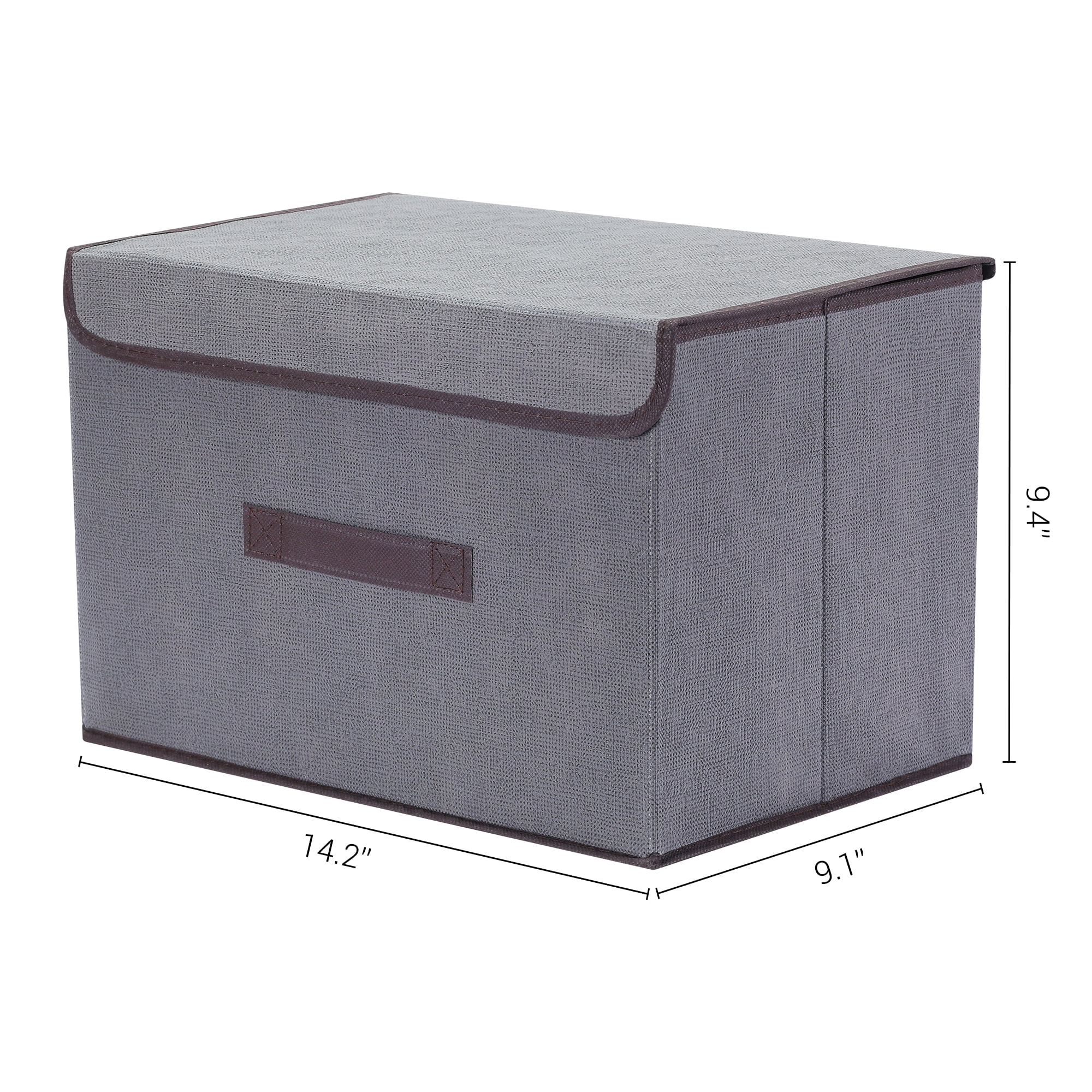 Unique Bargains 1 Pack Clothes Storage Bags Moving Bags Grey 14.2*9.1*9.4in