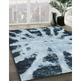 thumbnail image 2 of Ahgly Company Indoor Square Abstract Blue Abstract Area Rugs, 3' Square, 2 of 6