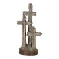 thumbnail image 2 of Dicksons Trois Croix Brun Naturel 8 x 4 Pierre en Résine Figurine de Collection de Table, 2 of 3