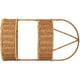 thumbnail image 4 of IMITACIÓN Rattan Woven Canasta de pared colgante de la pared de 2 niveles Canasta tejida para la cocina del baño, 4 of 4