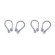 thumbnail image 4 of Seitruly Gancho antipérdida para auriculares Compatible con Bluetooth Gancho antipérdida Auriculares inalámbricos Gancho anticaída, Púrpura Violeta 2piezas, 4 of 5