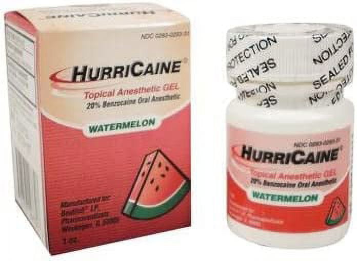 HurriCaine Topical Anesthetic Gel - Watermelon - 28.4g 1oz. (Each)